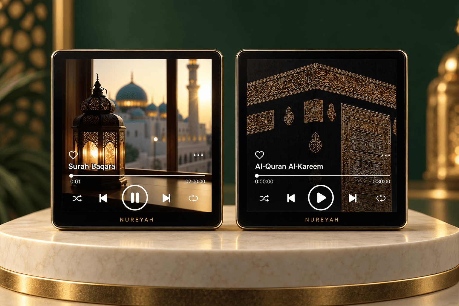 Bundle Nureyah composé de deux Corans audio magnétiques